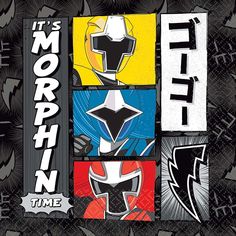 an image of the cover art for it's morphon time album, featuring four different colors