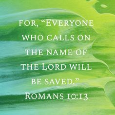 a green background with the words romans 1 13