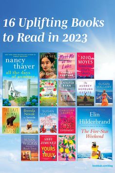 2023 Reading List, Readers Advisory, 2023 Books, Books 2023, Best Fiction Books, Uplifting Books, Feel Good Books, Reading Guide