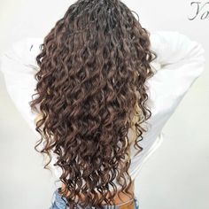 Spiral Perms For Medium Length Hair, Curl Beach Waves, Different Perm Curls, Perms For Long Hair, Perm Waves, Tight Perm