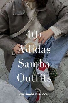 Cute Going Out Outfits With Sneakers, Cute Adidas Shoes Outfit, Adidas Fall Outfit, Spring Outfits Samba, Adidas Samba Office Outfit, Fall Outfits 2024 Over 40, Fall Outfits Sambas, Samba Winter Outfits Women, Winter Outfit With Samba Adidas