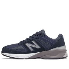 (Big Kid) New Balance 990v5 'Navy' GC990NV5 (SNKR/Big Kid) Fashion Performance, Stylish Sneakers, Big Kid, Big Kids, Perfect Pair, New Balance, Your Perfect, Navy, Sneakers