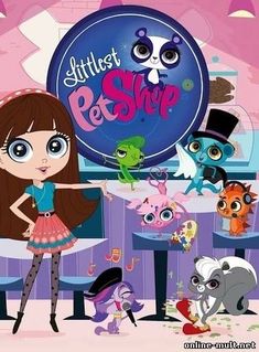 the littlest pet shop poster is shown