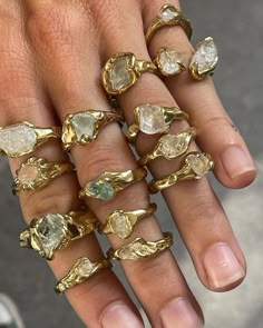 Chunky Jewelry, Classy Jewelry, Jewelry Lookbook, Stacked Jewelry