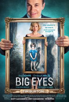 the poster for big eyes starring tim burton