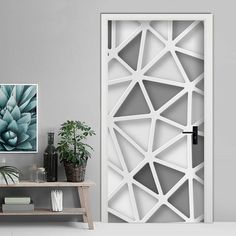 PRICES MAY VARY. ❤Perfect Fit - Each package includes 2 full-size wallpaper sheets, measuring 78.7 inches in length and 15.15 inches in width. The finished size of the door sticker on your wall is 77 x 200 cm (30.3 x 78.23 inches), providing ample coverage for most doors. ❤High Quanlity - Made of eco-friendly, self-adhesive PVC, the door cover is designed for longevity. It's not only removable but also waterproof, durable, moistureproof, and pressure-resistant. Easy to clean and leaves no residu 3d Simulation, Wallpaper Waterproof, 3d Door, Faux Window, Stained Glass Door, Door Sticker, Door Murals, Home Office Decoration, Door Decals