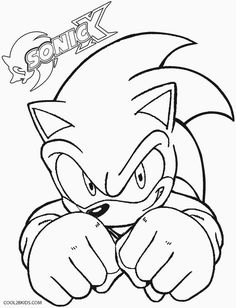 sonic the hedge coloring pages for kids to print out and color with their own name