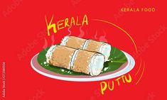 kerelala putu on a plate with the words putu written above it