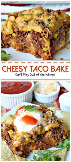 cheesy taco bake can't stay out of the kitchen