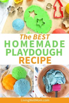 the best homemade playdough recipe for kids