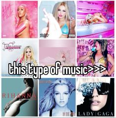 there are many different pictures with the words'this type of music > > > >