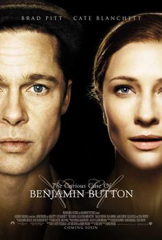 a movie poster with the face of a man and woman