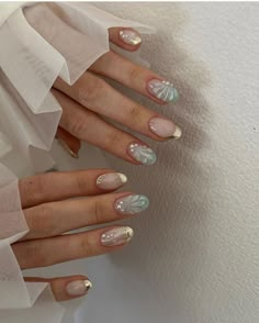 Nail Inspo Trendy 2024 Summer Almond, Retro Nails, Hello Nails, Summery Nails, Casual Nails, Her Nails, Work Nails, Cute Gel Nails, Elegant Nails