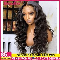 ad eBay - Lace Front Human Hair Wigs For Women Brazilian Body Wave s 4x4 Lace Closure Wig - Buy Now, click the link (eBay) Unisex Hairstyles, Pretty Wigs, 30 Hair Color, Black Barbies, Bts Fashion, Lace Fronts, Weave Styles, Hair Knot, Lace Front Human Hair Wigs