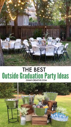 the best outside graduation party ideas