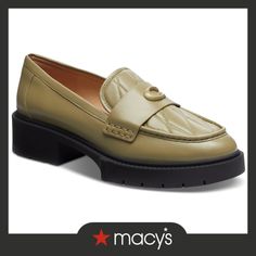 in stock Coach Flats, The Virgin Islands, Loafer Shoes Women, Virgin Islands, Quilted Leather, Lug Sole, Leather Loafers, Loafers For Women, Womens Flats