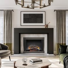 Modern Ember 72-in W x 54-in H Black Maple Contemporary Fireplace Surround Lowes.com Fireplace Designs Modern, Contemporary Mantle, Modern Fireplace Mantles, Fireplaces Traditional, European Farmhouse Living Room, Contemporary Fireplace Mantels, Modern Fireplace Decor, Black Fireplace Surround, Fireplace Molding