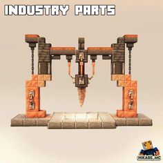 an industrial machine is shown with the words industry parts above it