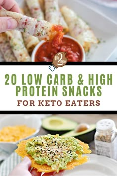 low carb and high protein snacks for keto eaters