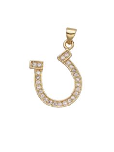 Add a touch of luck to your style with our Horseshoe Charm featuring a dazzling gold and rhinestone design. Perfect for horse lovers or anyone looking for a little extra sparkle. Horse Shoes, Ring Watch, Expressive Fashion, Horse Lovers, Rhinestone Designs, Horse Lover, Classic Silhouette, Dinosaur Print, Floral Patterns