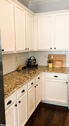 the kitchen is clean and ready for us to use in its new owner's home