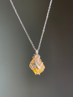 The majestic citrine point stone is a powerful reminder of your internal strength. A stone of optimism, it inspires self-trust, creativity and courage. Wear this beautiful necklace as a reminder that you are capable of anything and can achieve whatever you want. The divine feminine energy it emits will open your heart for self-acceptance, allowing you to find the path to success! 😍✨ Citrine is a crystal of creativity and manifestation. A stone that connects us to our root chakra and reminds us that change is needed in life even if we don't seek it. Citrine is a great meditation stone especially when it's practiced outside!  Other healing properties of Citrines include: ~ inspiration ~ dreams ~ joy ~ amplifies energy ~ weight control ~ strength ~ balancing polarities ~ luck  Zodiacs: Third Spiritual Amber Jewelry For Healing, Amber Mineral Crystal Jewelry For Gift, Spiritual Amber Crystal Necklace As A Gift, Spiritual Yellow Jewelry With Birthstone, Amber Healing Amulet Jewelry, Amber Jewelry With Large Stone As Gift, Spiritual Citrine Gemstone Jewelry, Amber Gemstone Necklace For Healing, Spiritual Amber Jewelry With Raw Stone