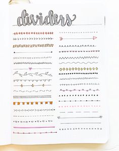 eighty-five bullet diary splitter idea For 2020 | artist hue Bullet Journal Dividers, Journal D'inspiration, Bullet Journal Headers, Studera Motivation, Creative Elements, Journal Elements, Penanda Buku, Bullet Journal Banner, Life Planning