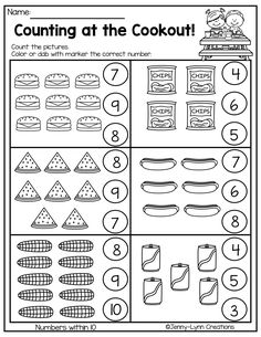 counting worksheet for kids to practice counting