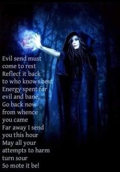 Spell To Remove Someone From Your Life, Wiccan Quotes, Banishing Spell, Return To Sender, Witch Quotes, The Cauldron