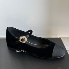 Sold Out Chanel Mary Jane’s With A Beautiful Clasp! Worn For One Outing. Box Not Included Since I Had To Throw It Away When I Moved But Does Come With Dust Bags! Size 39.5 Chanel Mary Janes, Shoes Chanel, Flower Shoes, Chanel Shoes, Flat Shoes Women, Mary Janes, Loafer Flats, Dust Bag, Loafers