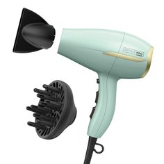 PRICES MAY VARY. No More Over-Drying: Achieve healthy-looking and more shine hair with the Conair Infiniti Pro Heat Protect Hair Dryer. The self-regulating Heat-Sense Technology gives you even heat for fewer hot spots and less heat damage, helping to avoid over-dried hair. Advanced Conair Hair Dryer Design: Get salon quality results with ionic technology which leaves even the hardest-to-style hair with up to 75% less frizz. The lightweight high-torque motor allows for faster drying power. Stylin Hair Waver Iron, Conair Hair Dryer, Target Products, Wigs Collection, Barrel Curling Iron, Better Cr Dr, Barrel Curls, Ceramic Heater, Dark Brown Hair Color