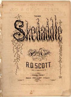 an old book with writing on the front and back cover that says, severland