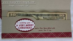 a very merry christmas card made with stampin's stamps and the words, wishing you a very merry christmas