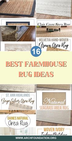 the top 10 best farmhouse rug ideas