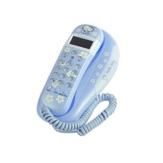 an old cell phone is shown on a white background with the cord attached to it