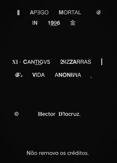 the back side of a cell phone with text in spanish and english on black background