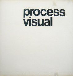 the words process visual are written in black on a white background