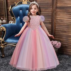 Arrives by Thu, Mar 14 Buy Zpanxa Toddler Girls Princess Dress, Little Girls Party Wedding Formal Dresses, Evening Puff Sleeve Sequin Dress, Kids Pageant Flower Girl Dress, Birthday Gifts for Girls Multicolor (4-5 Years) at Walmart.com Princess Dress Short, Unicorn Costume Kids, Girl Party Dress, 5th Birthday Ideas, Garden Party Dresses For Women, Daughter Dress, Kids Party Wear, Satin Fabrics, Floral Lehenga