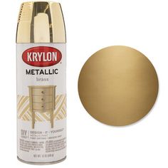 krylon metallic brass spray paint