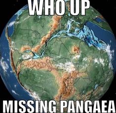 the earth is shown with words that say, who up missing pancakea?