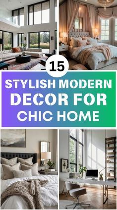 the top 15 stylish modern decor for chic home