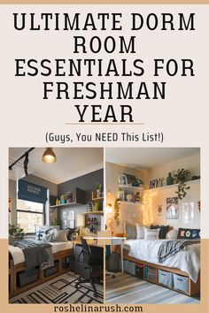 the ultimate dorm room essentials for a freshman's year, plus you need this list