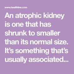 An atrophic kidney is one that has shrunk to smaller than its normal size. It’s something that’s usually associated with kidney disease, although how fast it progresses depends on the cause. We’ll tell you what you need to know about symptoms, treatment, and dietary changes to promote optimal kidney health. Home Remedy Sinus Infection, Kidney Symptoms, Healthy Kidney Diet, High Potassium Foods, Potassium Foods, Healthy Kidneys, Kidney Diet, Complementary Medicine, Cooking With Olive Oil