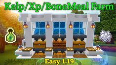 the kelp / xpp / bonemeal farm is an easy to build house