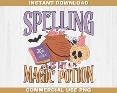 spelling is my magic potion commercial use png