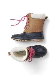 Gap Girls Cozy Duck Boots Pretzel Size 1/2 Little Duck, Princess Outfits, Baby Bedding, Ll Bean Boot, Sorel Winter Boot, Duck Boots, Our Girl, Shoe Collection