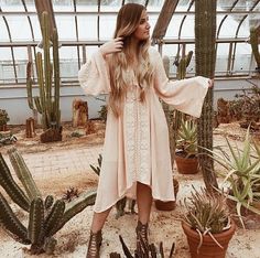 TEELYNN Long Sleeve Tunic Dress – A Lark And A Lady Casual Gowns, Bohemian Midi Dress, Vestidos Casual, Women Tunic, Dress Decoration, Boho Embroidery, Hippie Top, Long Sleeve Tunic Dress, Boho Dresses Long