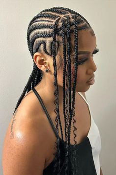 Cornrows Conrows Lines And Braids 2024 Trends, Cainrow Hairstyles, Hair Braids Ideas, Learn To Braid, Simple Fulani Braids, Hairstyles Holiday, Fulani Braids Hairstyles, Royal Hairstyles, Cornrow Braid Styles