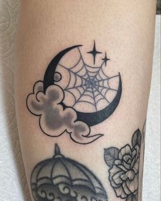 an image of a tattoo on someone's leg