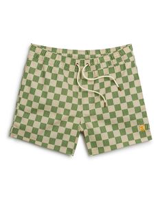 A Dandy Del Mar Ventura Volley Short - Arbequina swim trunks. Tanning Oil, Crushed Ice, Back Patch, Swim Shorts, Patch Pocket, Antique Brass, Spring Fashion, Elastic Waist, Summer Outfits